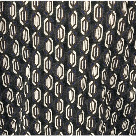 Vintage 90s Zeidler & Zeidler Geometric Pattern Rayon Dress Shirt S - Picture 5 of 10